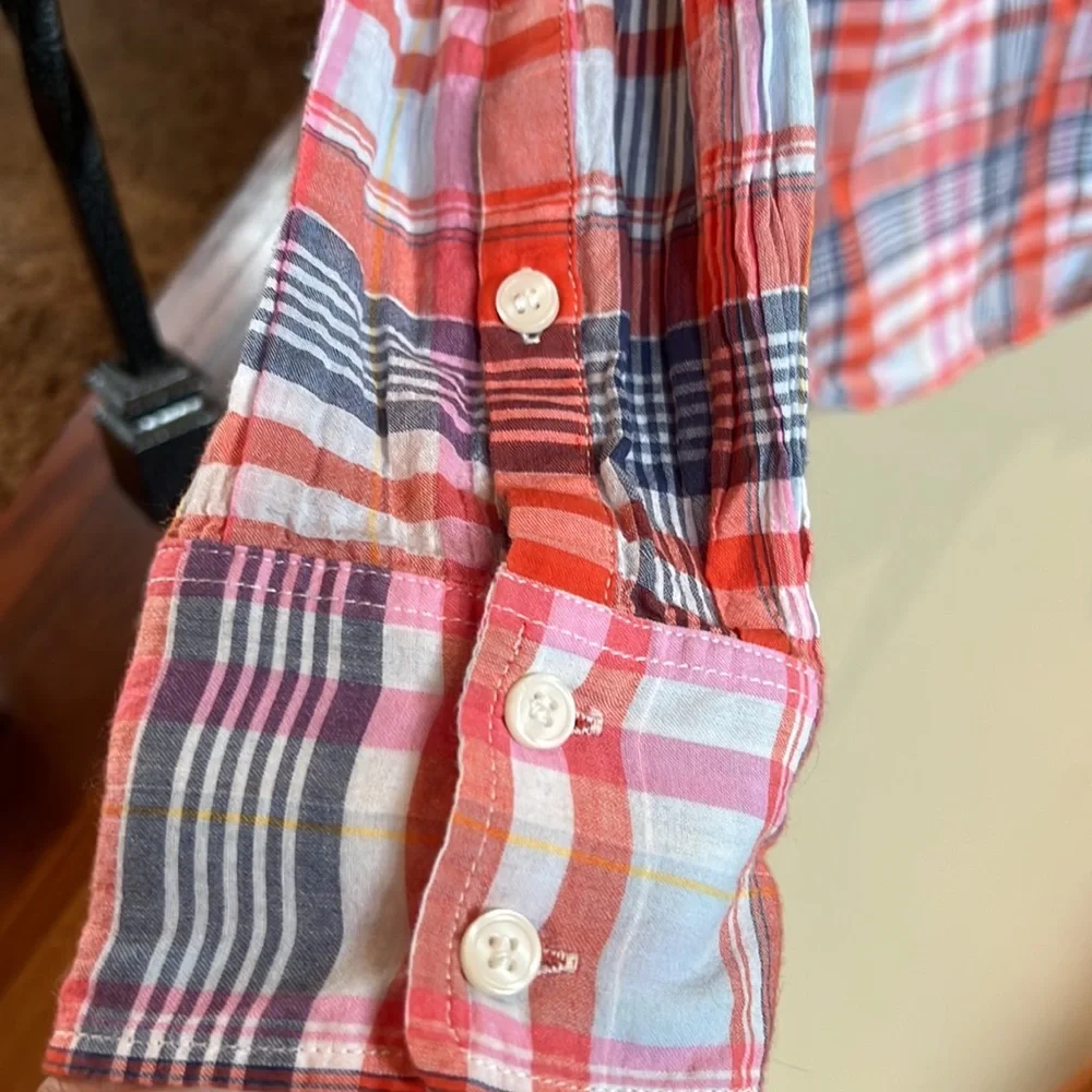 Women’s plaid J.Crew button-down size small